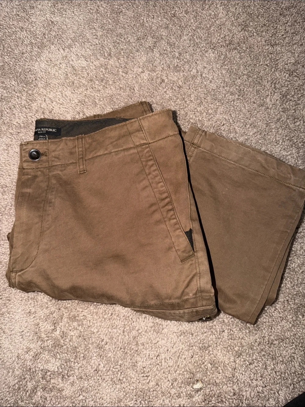 Banana Republic Olive Cargo Pants
